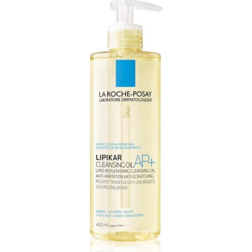 LIPIKAR AP+ Cleansing Oil Anti-irritation Body Cleanser for Atopic Skin 400 ml 400 ml