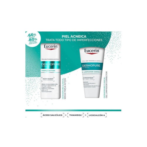 DERMOPURE CLINICAL TRIPLE ACTION CASE 2 pcs 2 pz