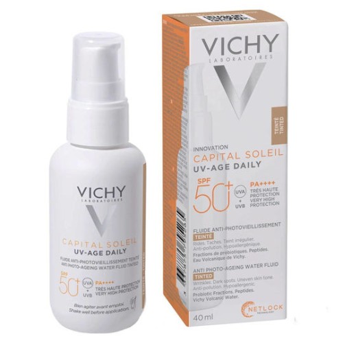 CAPITAL SOLEIL UV AGE daily photoprotective fluid color light SPF50+ 40 ml 40 ml