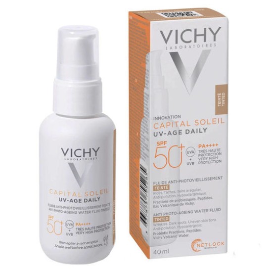 CAPITAL SOLEIL UV AGE daily photoprotective fluid color light SPF50+ 40 ml 40 ml