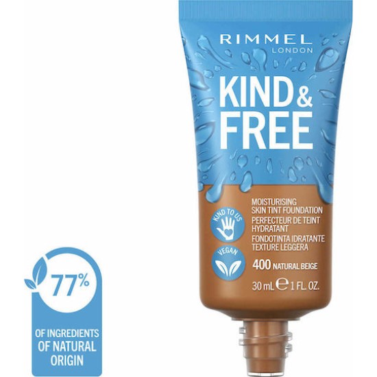 KIND & FREE skin tint foundation #400-natural beige 30 ml