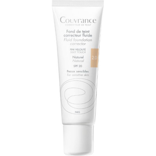 COUVRANCE fluid makeup base for sensitive skin #natural 30 ml 30 ml