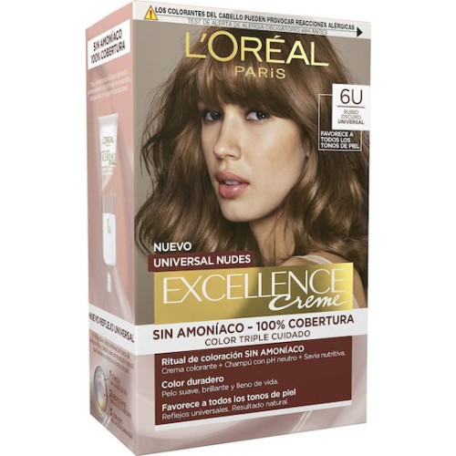 EXCELLENCE NUDES dye #6u-dark blonde 5 u 5 u